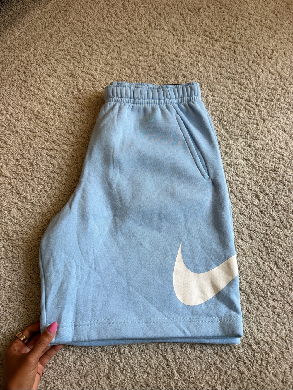 Nike Light Blue Men's Athletic Shorts